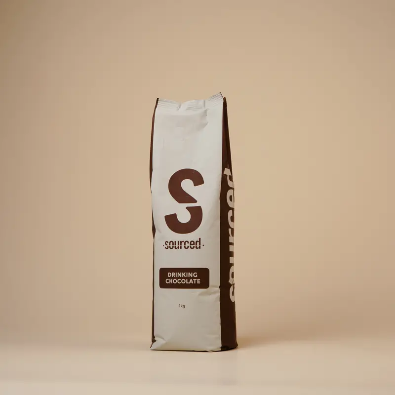 Sourced Premium Drinking Chocolate – 1Kg Bulk Bag 1