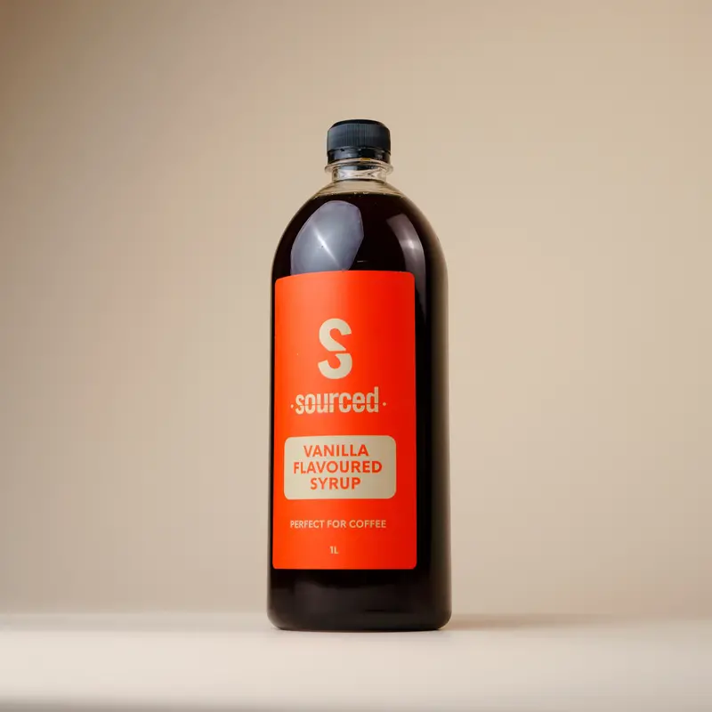 Sourced Vanilla Syrup – Barista-Grade Flavoring 1