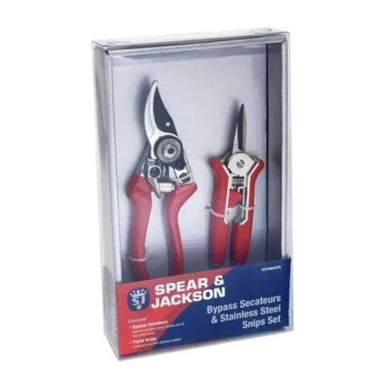 Spear & Jackson Bypass Secateurs And Precision Snip Combo Set 1