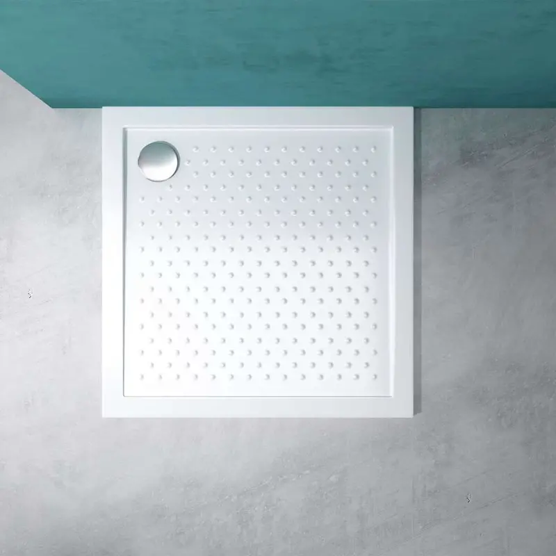 Square Stainless Steel Shower Tray — 1000X1000X40Mm 1