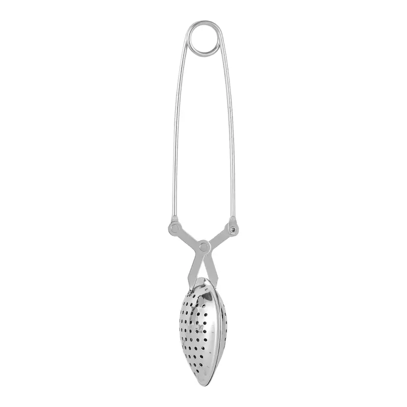 Stainless Steel Clamp-Style Tea Strainer – 6.25-Inch Length, Precision Mesh 1