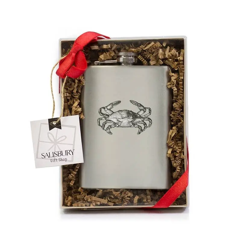 Stainless Steel Crab-Shaped Flask For Seafood Lovers 1