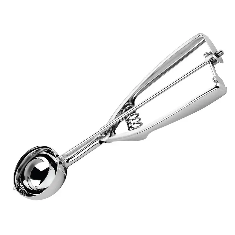 Stainless Steel Ice Cream Scoop With Lever-Action Handle 1
