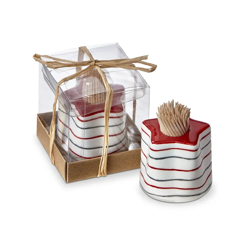 Star-Shaped Toothpick Holder Set – Stainless Steel Serving Accessory 1