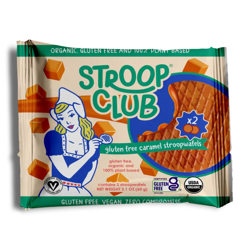 Stroop Club Gluten-Free Caramel Stroopwafels (60G) 1