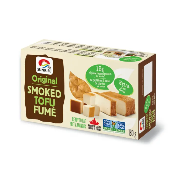 Sunrise Foods Smoked Tofu Block – Ready-To-Eat Protein (180G) 1