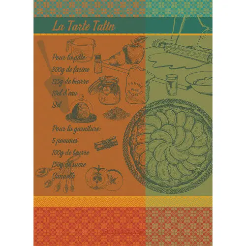 Tarte Tatin Inspired Vintage-Style Tea Towel 1