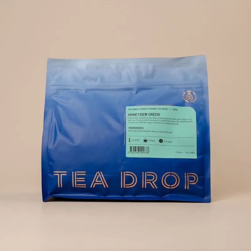 Tea Drop Honey Dew Green Tea – Floral Infusion Bags 1