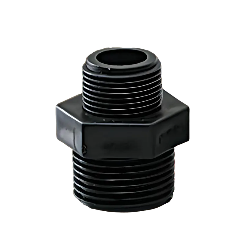 Techplas Poly Nipple Adapter – 1/2" X 3/4" Male-Male Pipe Coupling 1