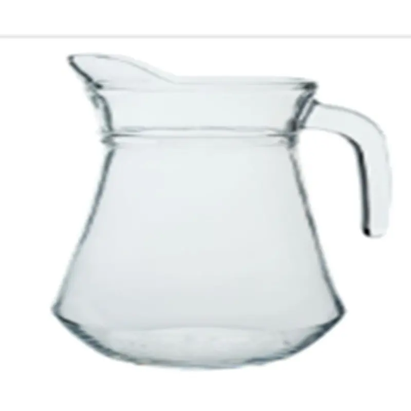 Tempered Glass Water Jug – 1-Litre Capacity, Clear Design 1