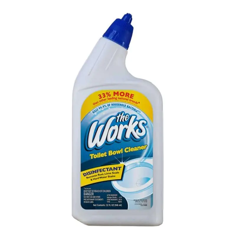 The Works Toilet Bowl Cleaner – Powerful 32Oz (946Ml) Formula For Stain & Odor Removal 1