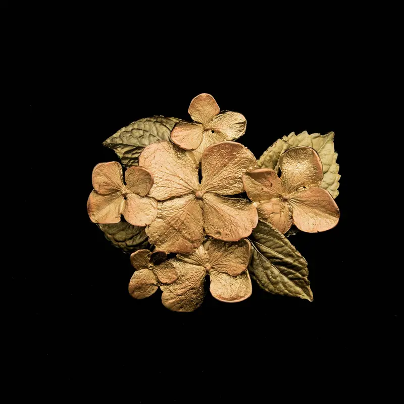 Three-Dimensional Hydrangea Statement Brooch 1