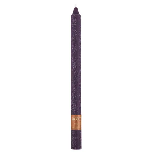 Timberline Arista Taper Candle – 12" Aubergine Purple 1