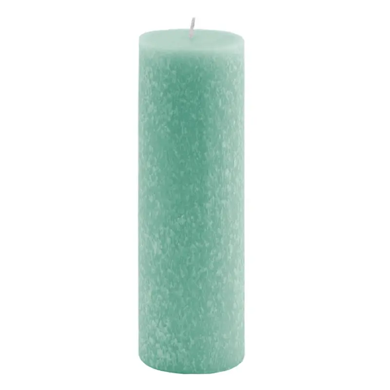 Timberline Sky Blue Pillar Candle – 9" Height × 3" Diameter 1