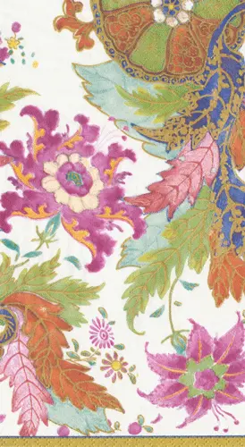 Tobacco Leaf Print Guest Towel 1