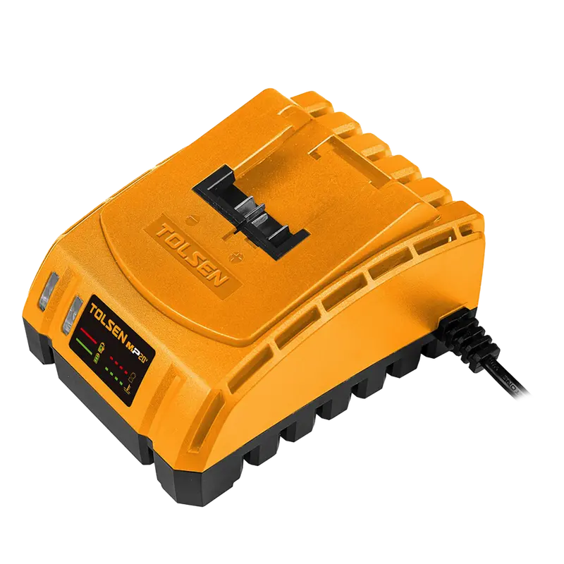 Tolsen 2.0 Ah Smart Battery Charger – Fast & Safe Charging 1