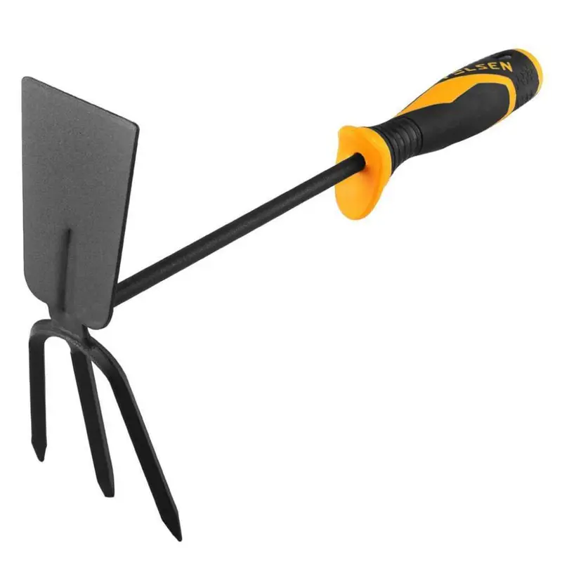 Tolsen 3-Line Garden Fork & Hoe Combo – 310Mm Shaft 1