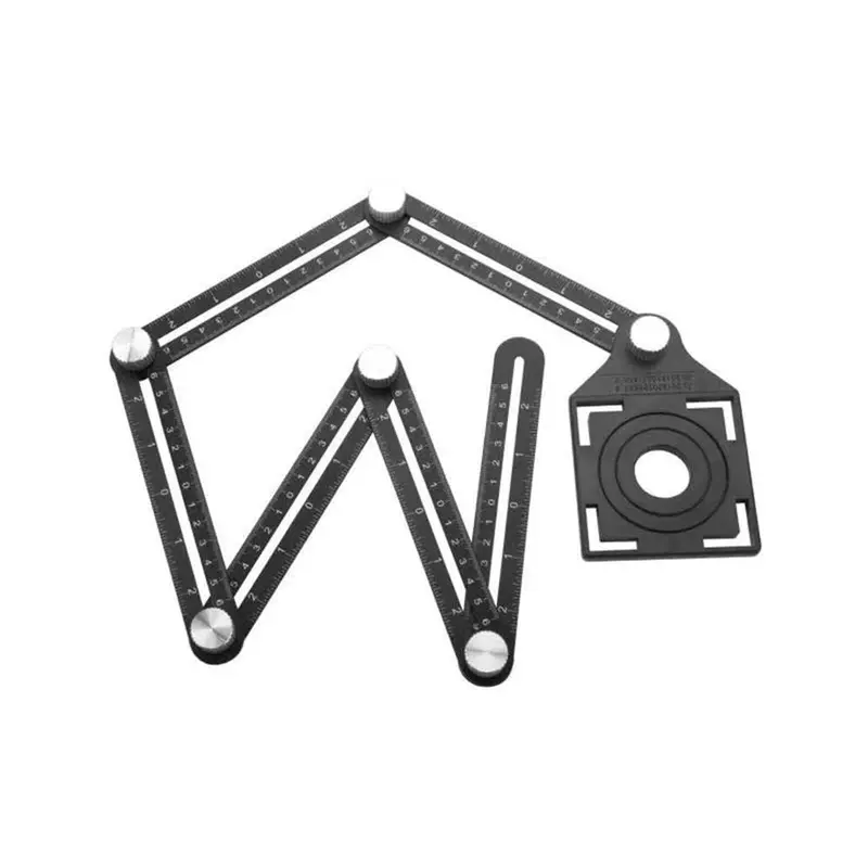 Tolsen Aluminum Multi-Angle Measuring Ruler – Six-Fold Articulating Layout Tool 1