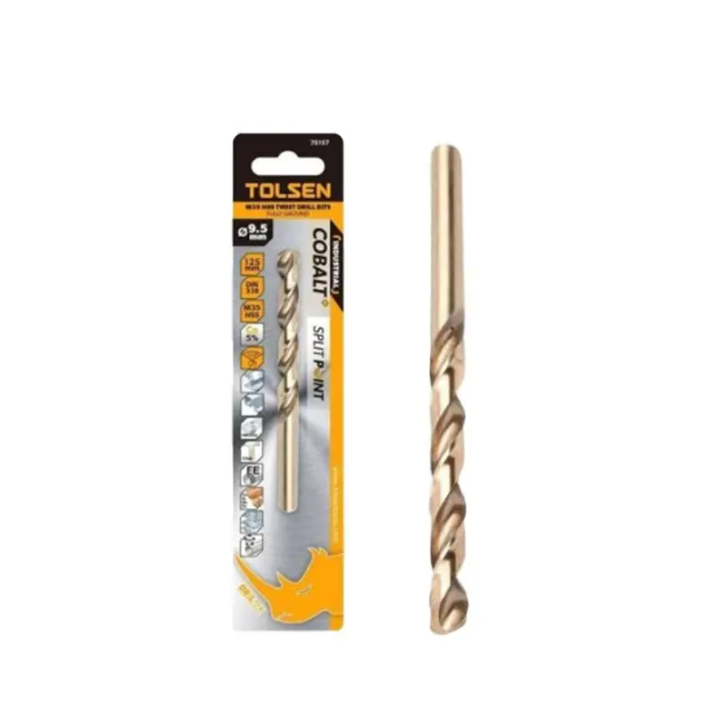 Tolsen Cobalt Twist Drill Bit – 12.0Mm Diameter, Single Piece 1