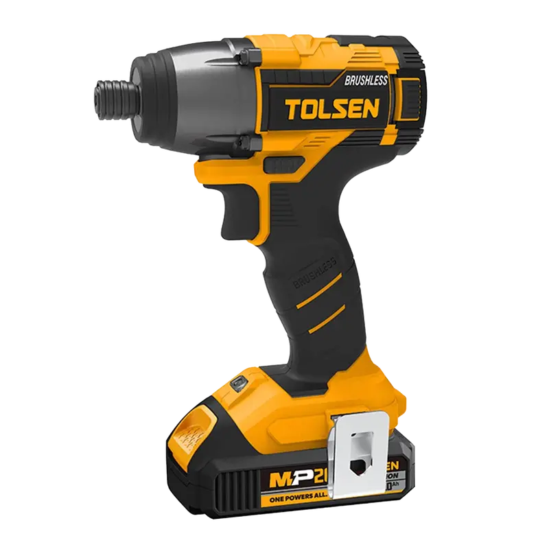 Tolsen Cordless 1/4-Inch Impact Driver Kit – Includes 2 × 2.0Ah Batteries And Charger 1