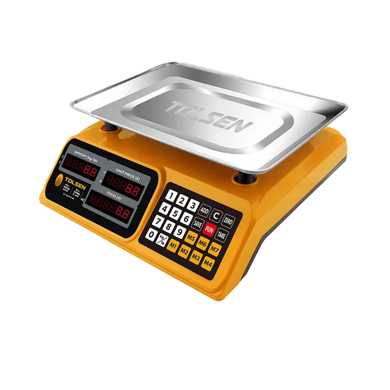 Tolsen Digital Commercial Price Scale – High-Accuracy Retail Weighing Balance 1