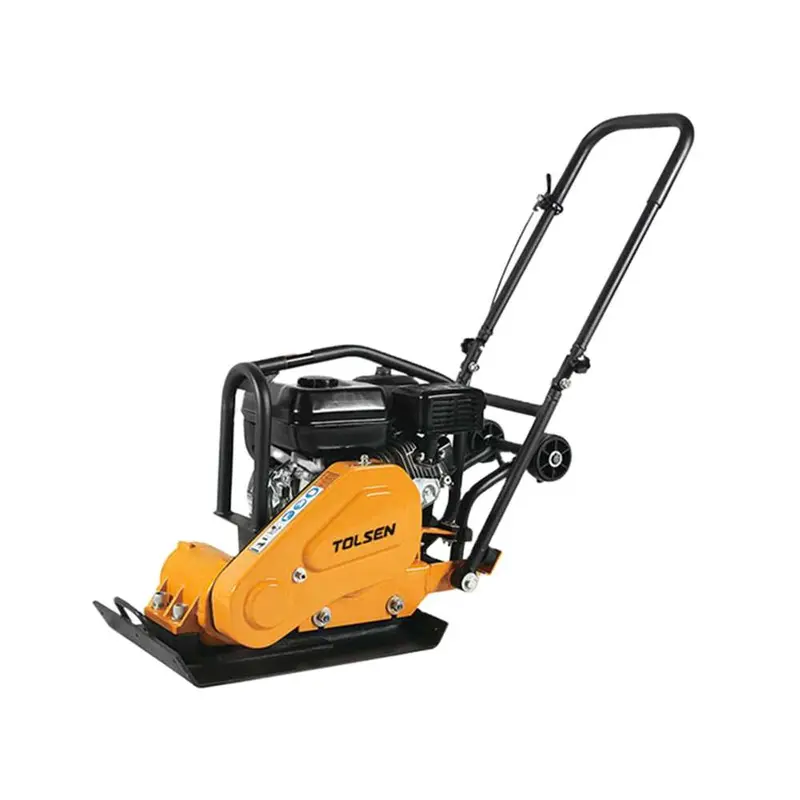 Tolsen Gas-Powered Plate Compactor – 6.5 Hp, 60 Kg Vibrating Force 1