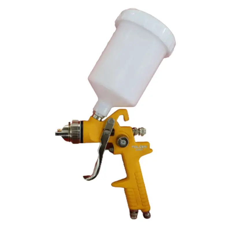 Tolsen Hvlp Air Spray Gun – 0.6-Liter Gravity Feed Cup 1