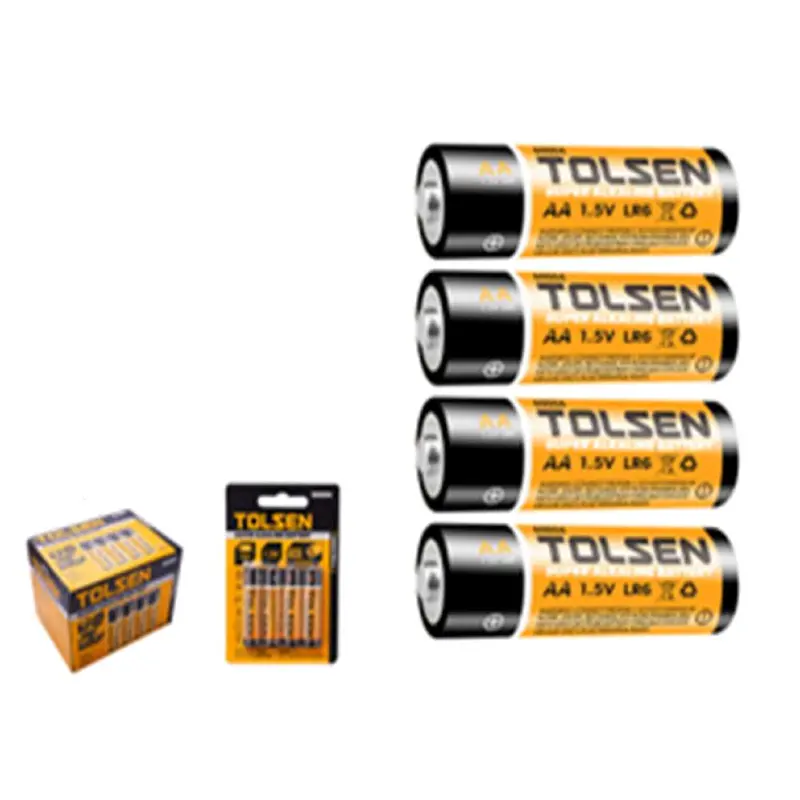 Tolsen Long-Lasting Alkaline Aa Batteries – 4-Cell Pack 1