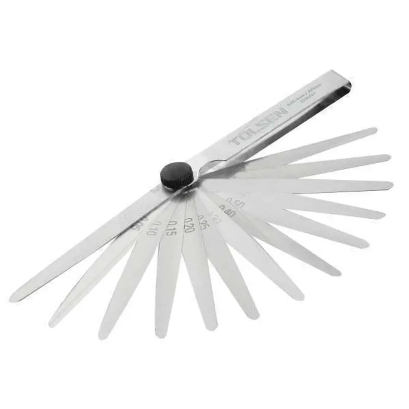 Tolsen Precision Folding Feeler Gauge Set – 0.05–1.0Mm, 13-Blade, 100Mm Length 1