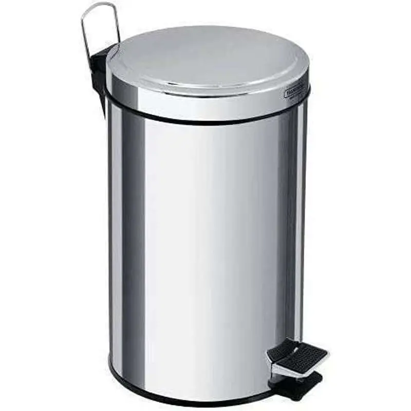 Tramontina 12L Stainless Steel Step-Operated Bin (40Cm Height) 1