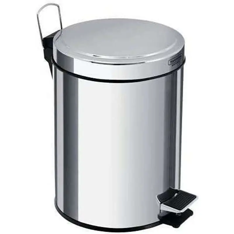 Tramontina 5L Compact Stainless Steel Pedal Bin (29Cm Height) 1