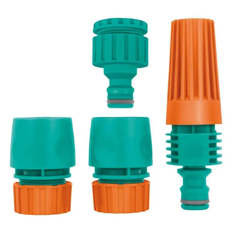 Tramontina Hose Fitting Kit – 4-Piece Adapter Set (1/2" To 3/4" Tap Compatible) 1