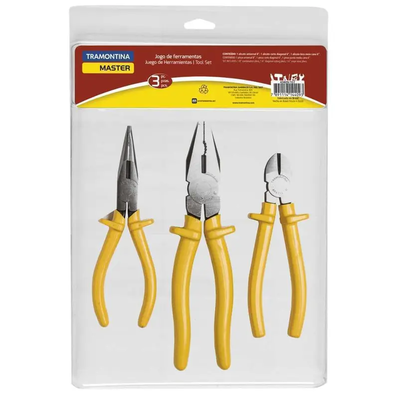 Tramontina Master 3-Piece Pliers Set 1