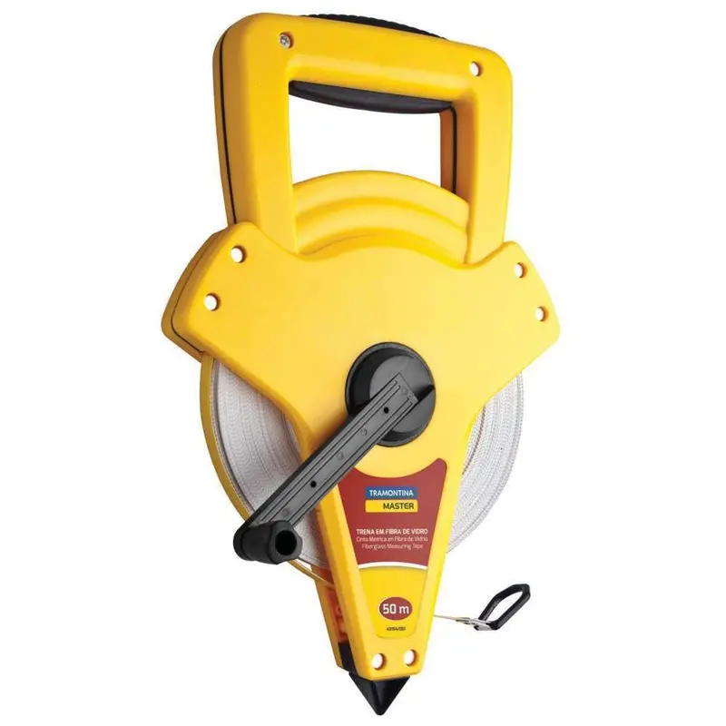 Tramontina Master Fiberglass Measuring Tape – 50 Metre, Open-Cassette Design 1