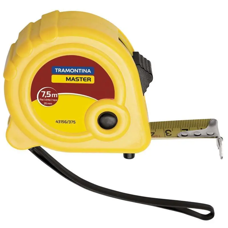 Tramontina Master Heavy-Duty Steel Measuring Tape – 10-Metre Retractable 1