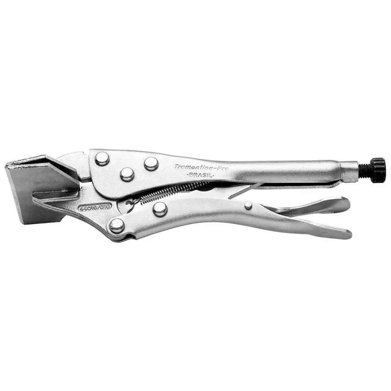 Tramontina Pro Flat Jaw Locking Pliers – 10" (250 Mm), Adjustable Grip Strength 1
