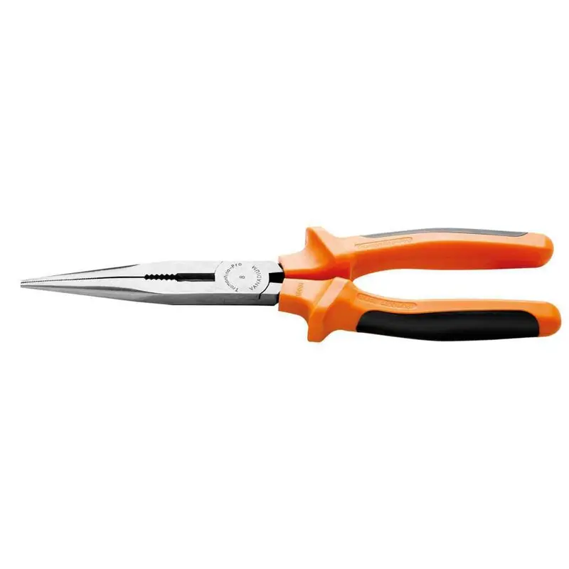 Tramontina Pro Insulated Long-Nose Pliers – 200 Mm (8"), 1000 V Rated 1