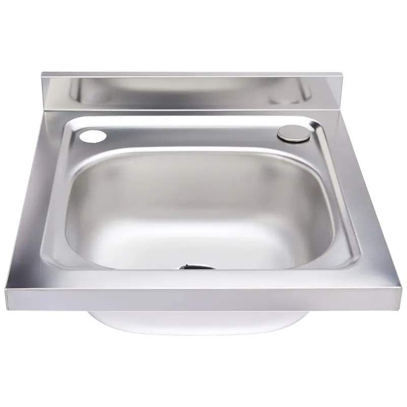 Tramontina Stainless Steel Wall-Mounted Wash Basin – 400 × 400 Mm 1