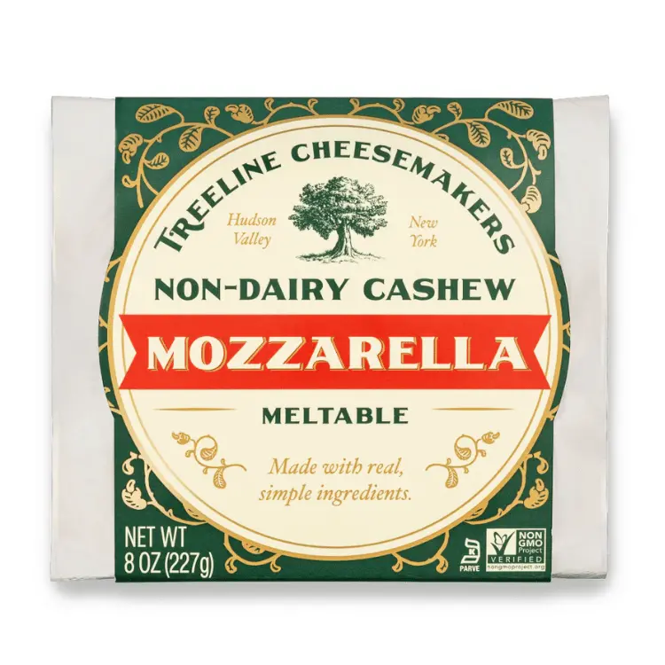 Treeline Cashew Mozzarella Block – Vegan Cheese Alternative, 227G 1