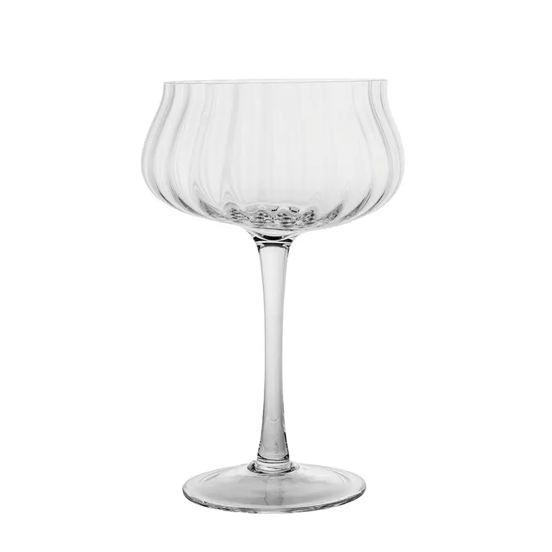 Tulip-Shaped Clear Coupe Glass – 350Ml Premium Stemware 1
