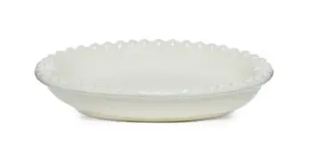 U.S. Apothecary Cream-Colored Ceramic Soap Dish 1