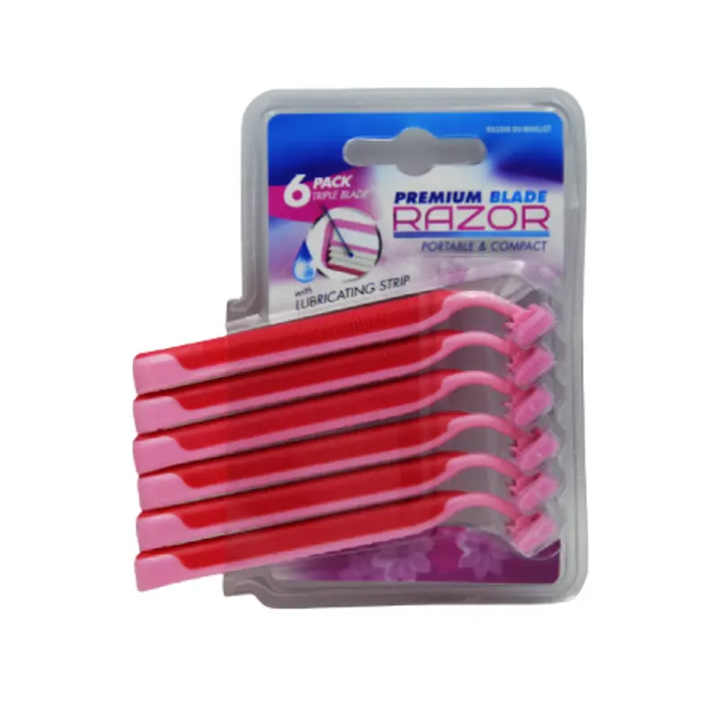 Ubl Disposable Ladies’ Razors – 6-Count Hygienic Pack 1