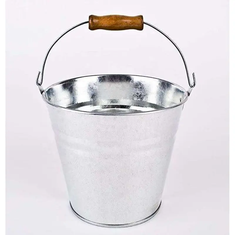 Ubl Galvanized Steel Bucket – 10-Liter Rust-Resistant Storage Container 1