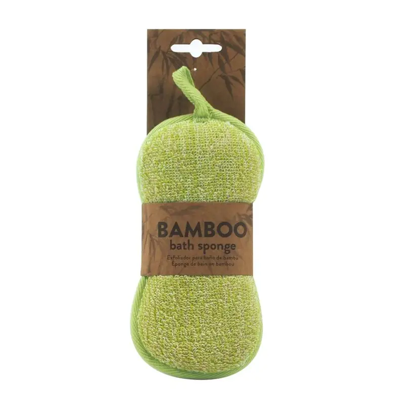 Ubl Natural Bamboo Bath Sponge – Eco-Friendly Exfoliator 1