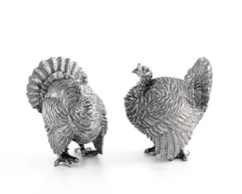 Vagabond House Turkey-Themed Salt And Pepper Set 1