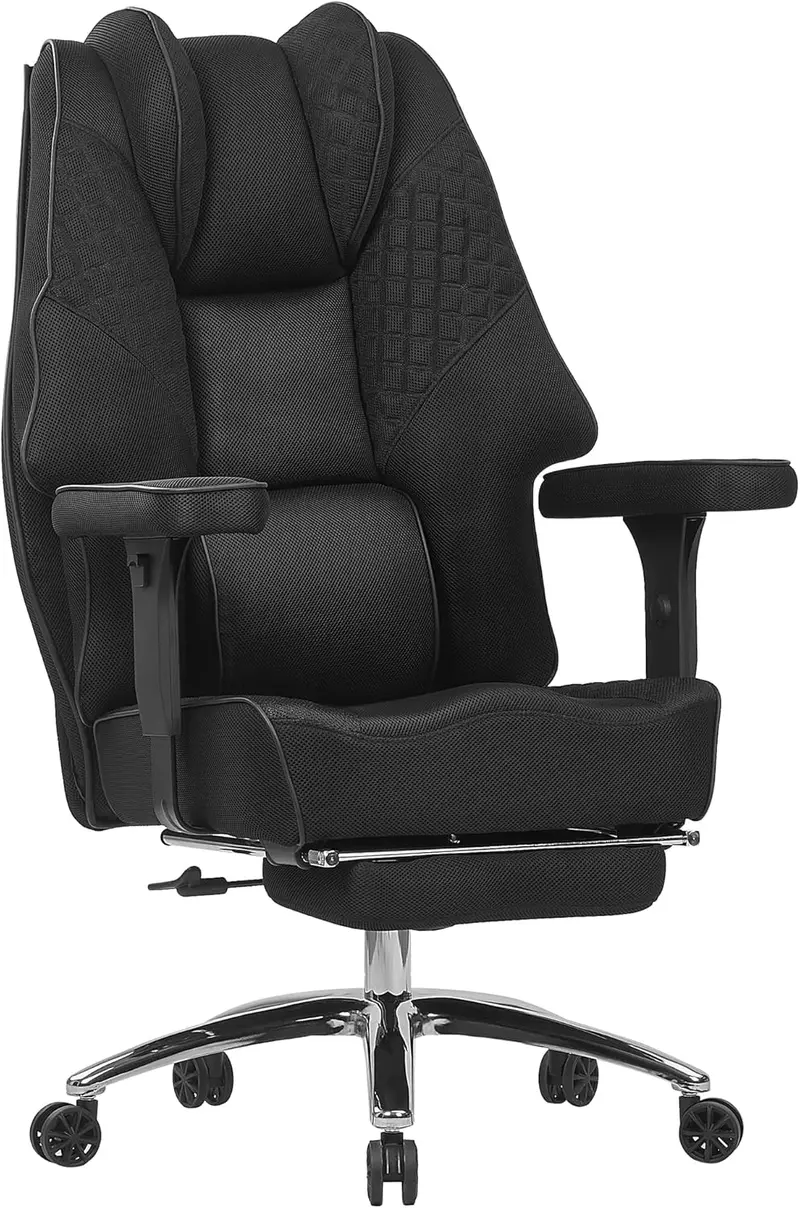 Vecelo Heavy-Duty Big & Tall Office Chair Rated For Up To 400 Lbs 1