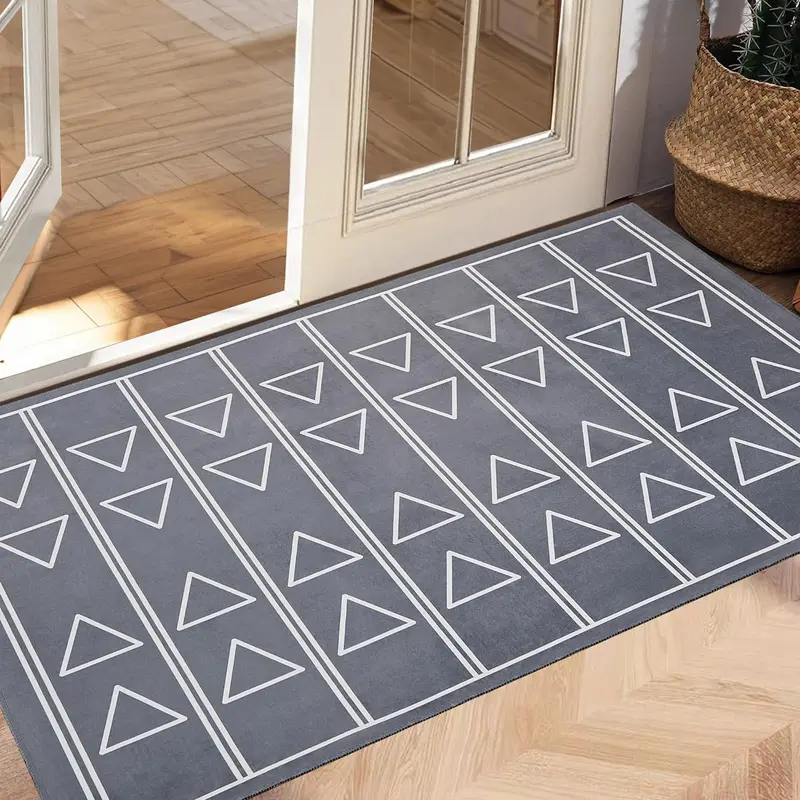 Vecelo Low-Profile Exterior Door Mat – Slim, Durable Welcome Rug For Outdoor Entrances 1