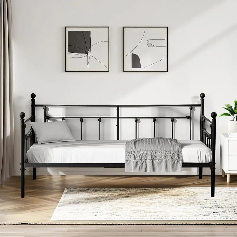 Vecelo Minimalist Daybed Frame – Twin Size With Clean Lines 1