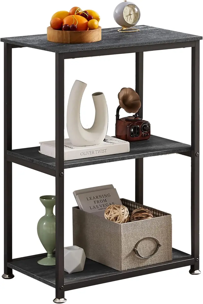 Vecelo Narrow 3-Layer Console Table For Entryway, Hallway, Or Bedroom Use 1