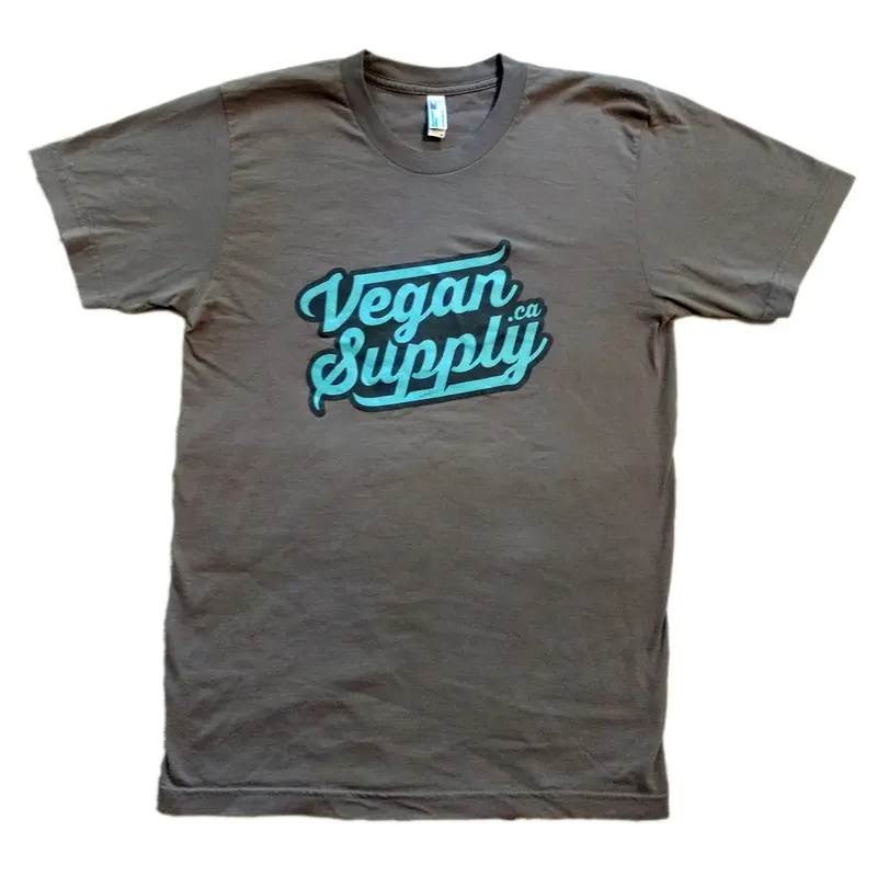 Vegan Supply Vintage-Inspired Unisex T-Shirt – Grey 1